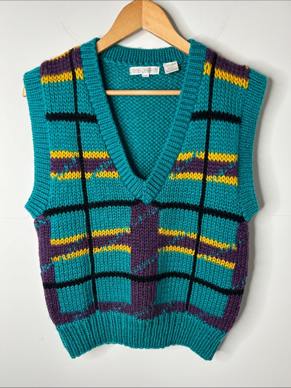 Vintage Michelle Richards sweater vest